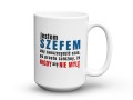 Kubek z napisem Jestem Szefem do kawy w biurze 450 ml