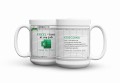 Kubek z nadrukiem arkusza Excel lent