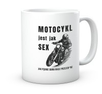 Śmieszny Kubek Motocyklisty Fana Motoryzacji