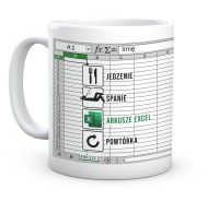 Kubek do pracy śmieszny Excel