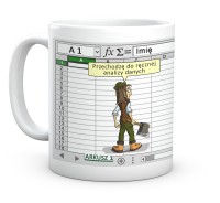 Kubek Do Pracy Excel Ręczna Analiza Danych.