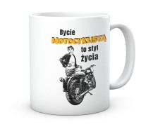 Oryginalny Kubek Gadżet Prezent dla motocyklisty
