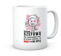 Kubek do pracy. Jestem szefową