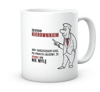 Kubek prezent do pracy dla kierownika. 