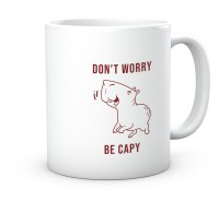 Kubek Kapibara bądź Capy nie martw się