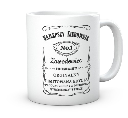 Kubek do pracy dla kierownika stylizowany na whisky 330 ml