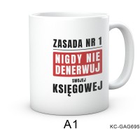 Kubki z nadrukiem  do pracy śmieszne prezenty