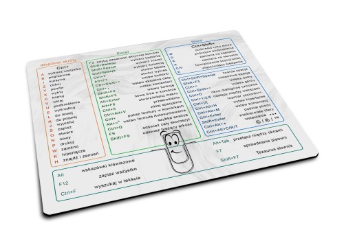 Podkładka pod mysz do biura Excel Word Office