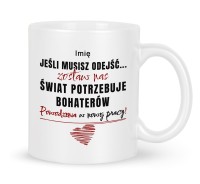 Kubek na pożegnanie z pracy – oryginalny prezent dla kolegi i koleżanki