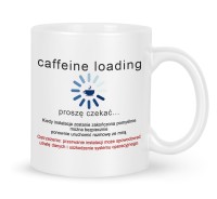 Zabawny Kubek Praca. Śmieszny kubek do kawy.