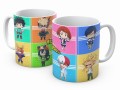 Biały kubek ceramiczny My Hero Academia dla fanów
