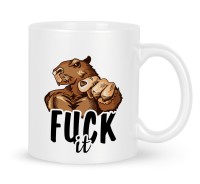 Kubek Śmieszny Kapibara Fuck It 