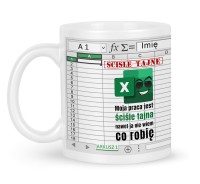 Kubek Arkusz Excel Ściśle Tajne
