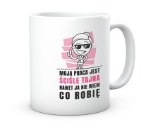 Śmieszne zabawne kubki z nadrukiem do pracy