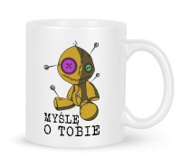 Kubek Laleczka Voodoo Czarna Magia