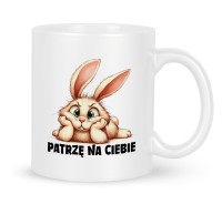 Kubek Zając Patrzę na Ciebie