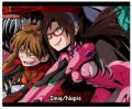 Podkładka anime Neon Genesis Evangelion na biurko gracza