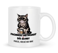  Kubek z kotem Pachniesz dramatem