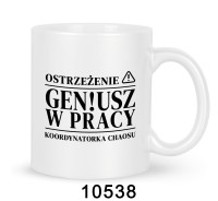 Kubek gadżet Geniusz w Pracy