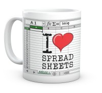 Kubek I Love Spreadsheets Excel