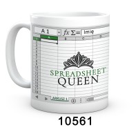 Kubek Excel Spreadsheet Queen or King