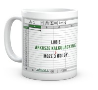 Kubek do Pracy Lubię Arkusze Excel