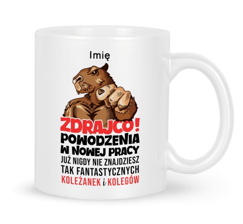 Personalizowany kubek 330 ml na odejście z pracy