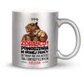 Kubek na odejście z pracy dla kolegi srebrny 330 ml