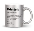 Kubek z imieniem na odejście z pracy 330 ml srebrny