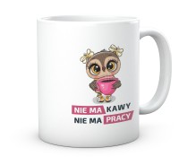 Kubek sowa nie ma kawy 