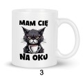 Upominek dla kolegi z pracy z motywem kota w kartoniku
