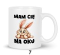 Upominek dla kolegi z pracy z motywem królika w kartoniku