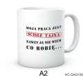 Ceramiczny kubek praca ściśle tajna prezent dla kolegi