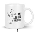 Kubek z nadrukiem Beze mnie ta firma nie istnieje 330 ml