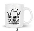 Kubek Flork z zabawnym napisem dla kolegi z pracy