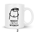 Kubek 330 ml z memem Flork do biura