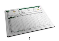 Podkładka pod Mysz Pakiet Biurowy Microsoft Excel – Prezent dla Księgowej, Księgowego.