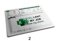 Śmieszna czarna podkładka pod mysz z napisem freak in the sheets 2