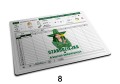 Śmieszna czarna podkładka pod mysz z napisem freak in the sheets 8