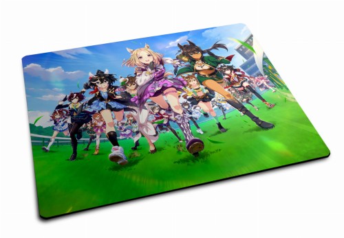 Podkładka pod mysz z bohaterami anime Uma Musume Pretty Derby