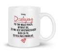 personalizowany kubek z nadrukiem na pożegnanie z pracy