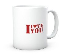 Kubek I Love You – Prezent dla dziewczyny, chłopaka