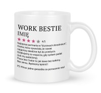 Kubek Work Bestie prezent na pożegnanie