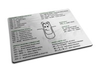 Podkładka pod mysz ze ściągą MS Excel i kultowym motywem spinacza