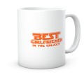 Ceramiczny kubek dla dziewczyny Star Wars z napisem Best Girlfriend 330 ml.