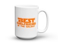 Ceramiczny kubek dla dziewczyny Star Wars z napisem Best Girlfriend 450 ml.
