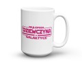Ceramiczny kubek dla dziewczyny Star Wars z napisem w galaktyce 450 ml.