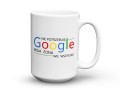 Ceramiczny kubek z napisem nie potrzebuję google żona wie wszystko 450ml