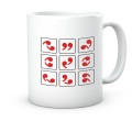 Śmieszny kubek ceramiczny z pikantnym motywem Kamasutry 330 ml