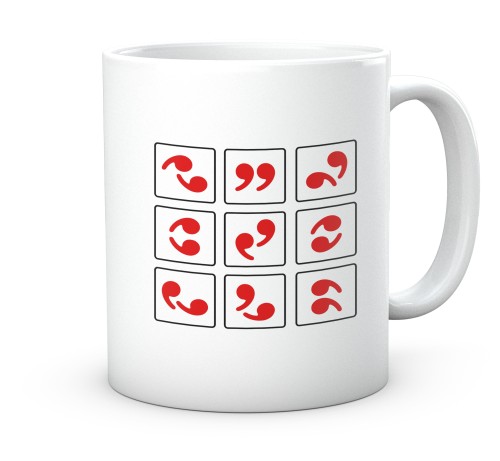 Śmieszny kubek ceramiczny z pikantnym motywem Kamasutry 330 ml